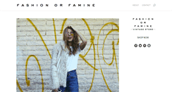 Desktop Screenshot of fashionorfamine.com